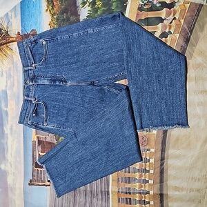 Whistles Raw Hem High Rise Jeans‎ Size 28